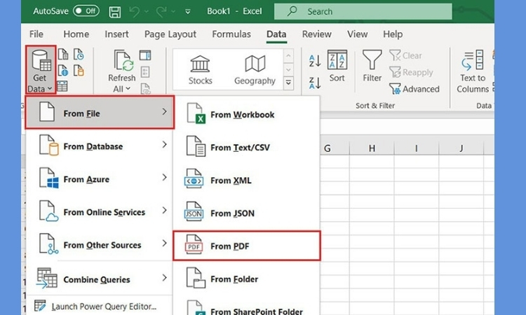 Dùng Microsoft Excel trực tiếp