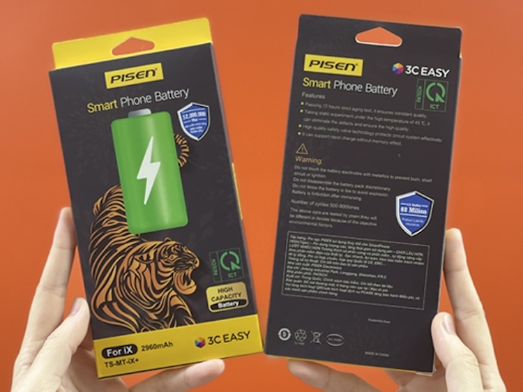 Pin Pisen dung lượng cao (High Capacity)