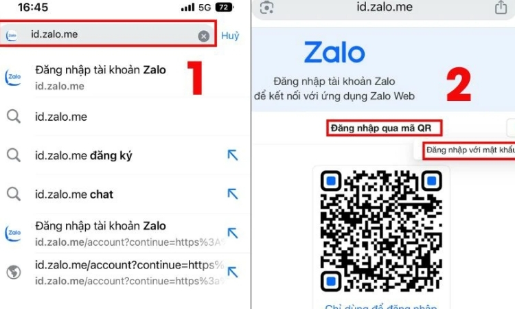 Đăng nhập Tài khoản Zalo thứ hai