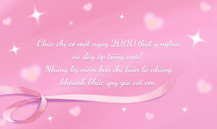 Hình ảnh 20/10 gửi tặng chị em gái ý nghĩa, xúc động