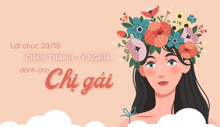 Hình ảnh 20/10 gửi tặng chị gái cảm động nhất