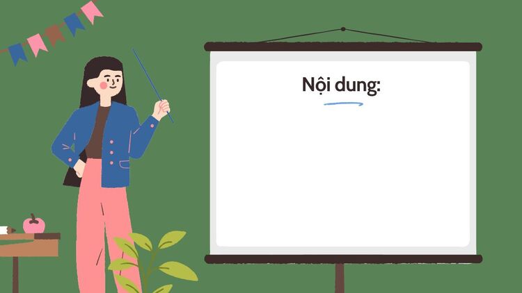 Mẫu PowerPoint 20/10 chủ đề cô giáo