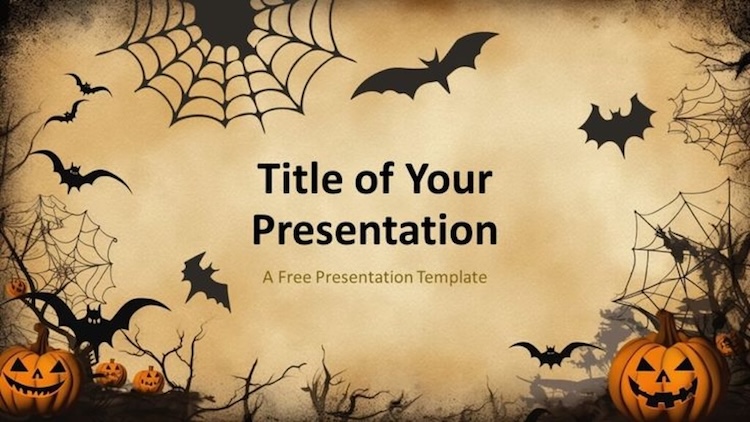 hình nền powerpoint Halloween độc đáo