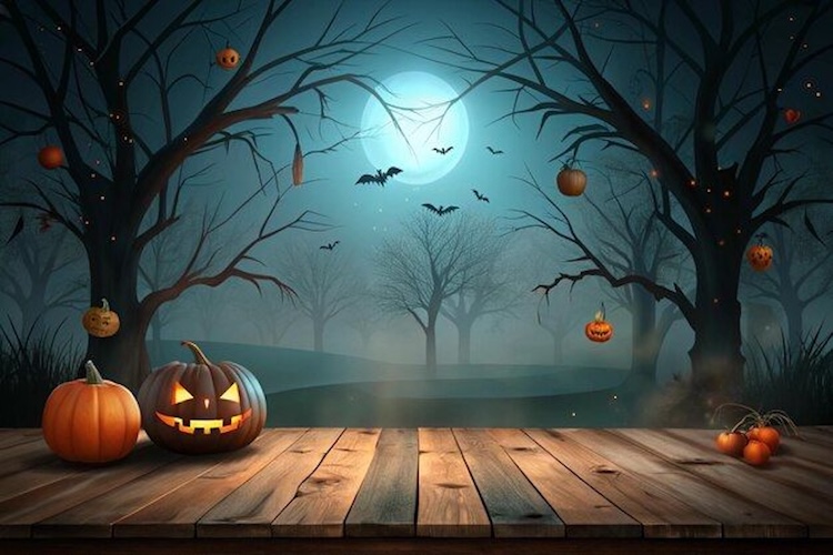 hình nền Powerpoint Halloween độc đáo