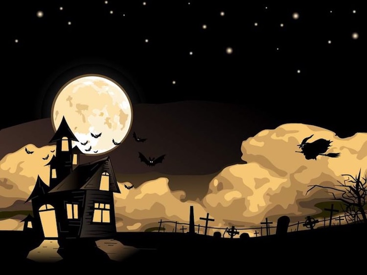 hình nền Powerpoint Halloween độc đáo