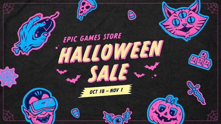 Mẫu PowerPoint chủ đề khuyến mãi hoặc sự kiện Halloween
