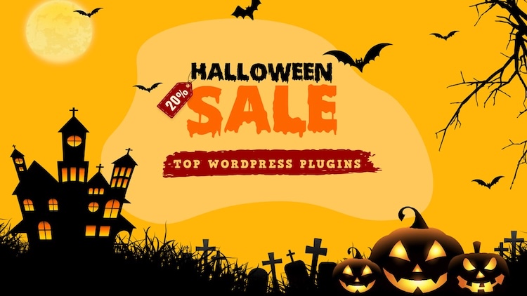 Mẫu PowerPoint chủ đề khuyến mãi hoặc sự kiện Halloween