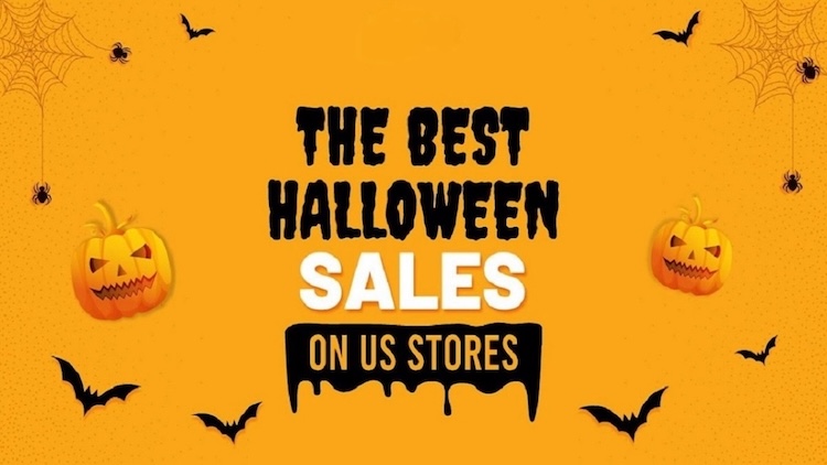Mẫu PowerPoint chủ đề khuyến mãi hoặc sự kiện Halloween
