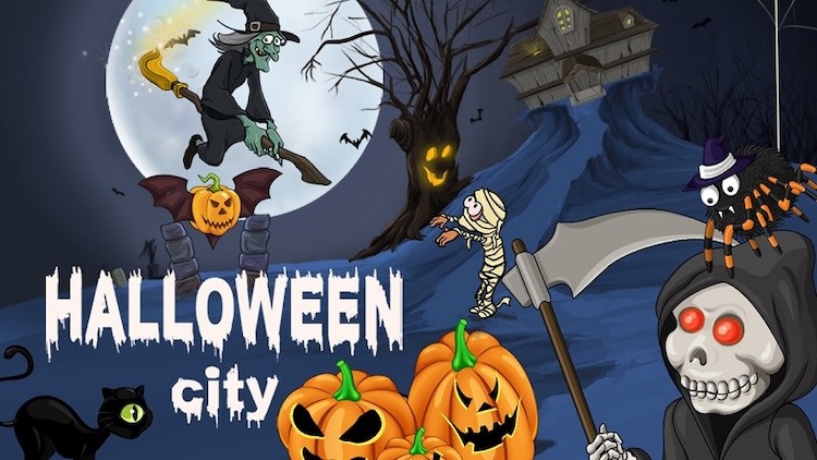hình nền Powerpoint Halloween độc đáo
