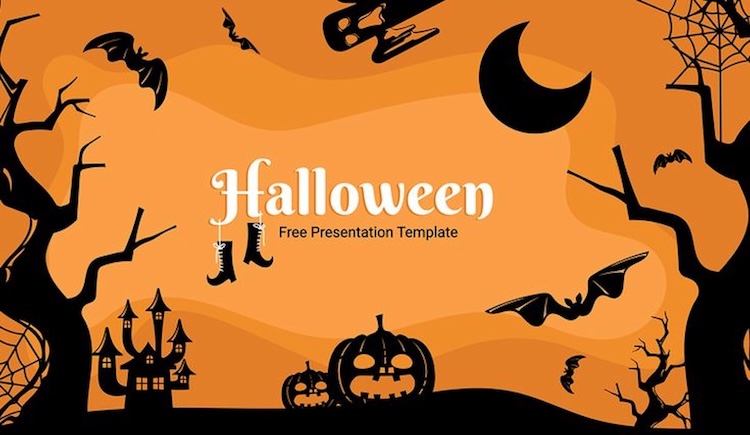 hình nền Powerpoint Halloween độc đáo