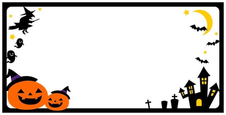 Mẫu hình nền PowerPoint Halloween phong cách đáng yêu