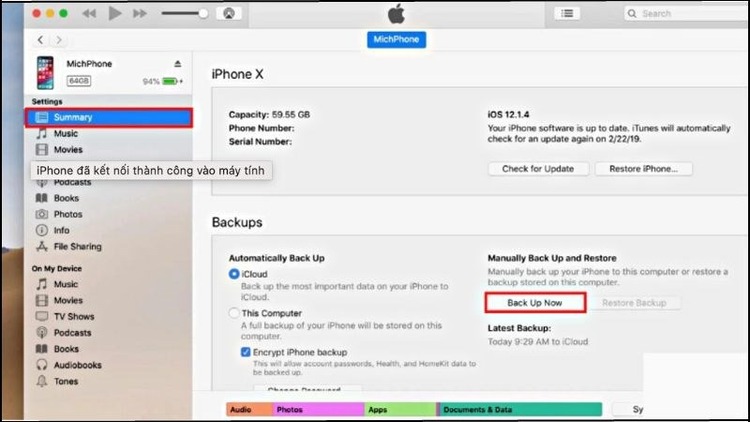 Kiểm tra phần cứng Restore