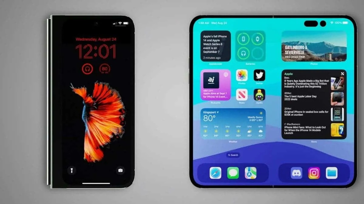 iPhone gập khi nào ra mắt