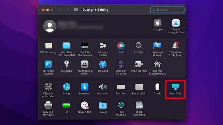 Thay đổi tần số quét trên Macbook Pro