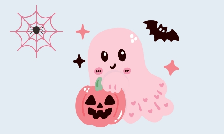 hình halloween cute dễ vẽ