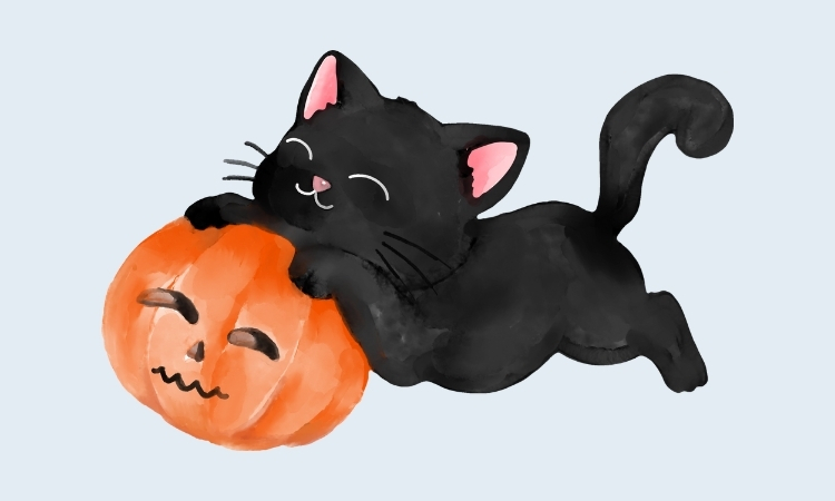 hình halloween cute dễ vẽ