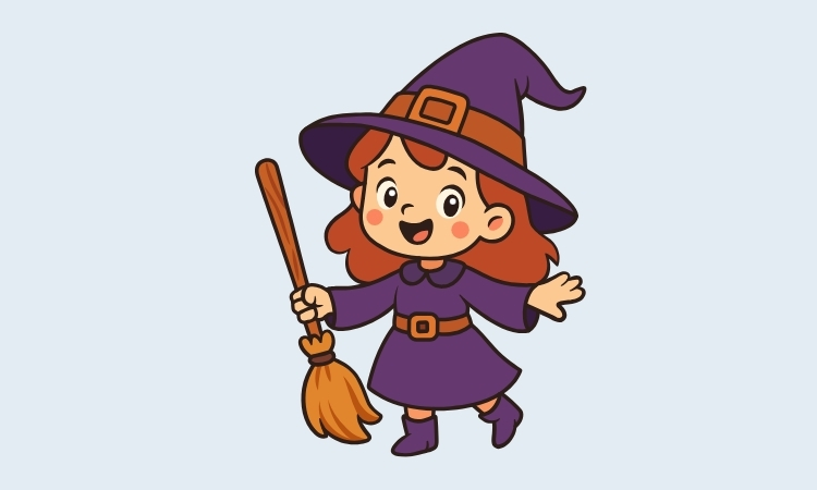 hình halloween cute dễ vẽ