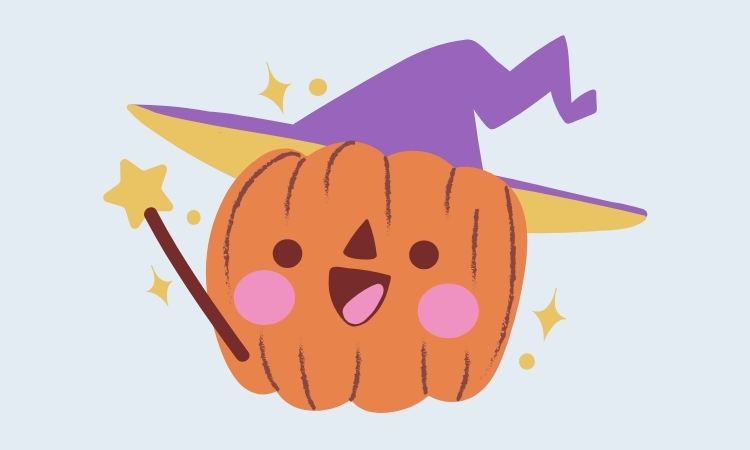 hình halloween cute dễ vẽ