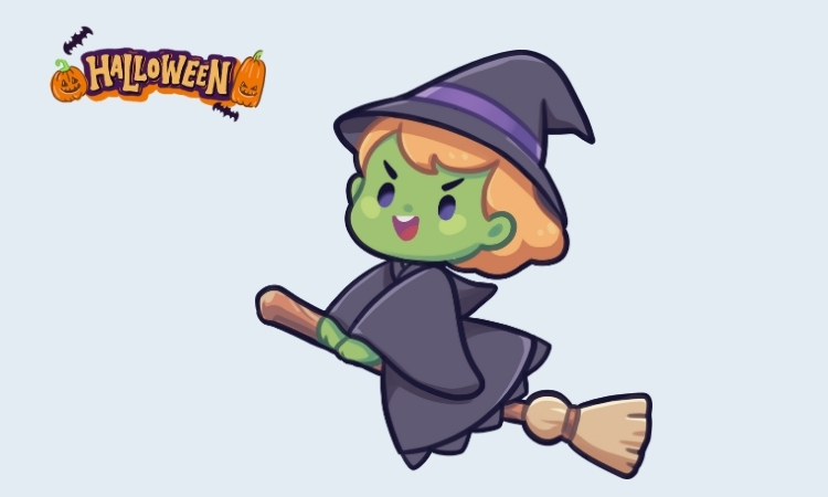 hình halloween cute dễ vẽ