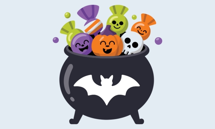 hình halloween cute dễ vẽ