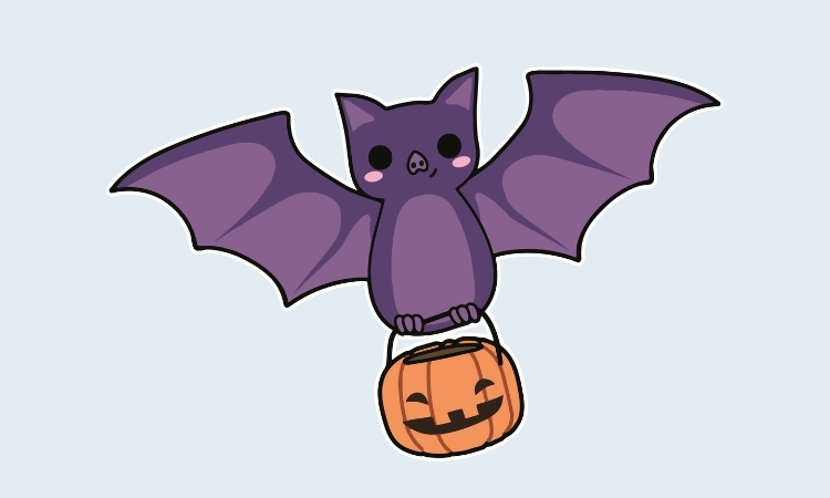 hình halloween cute dễ vẽ