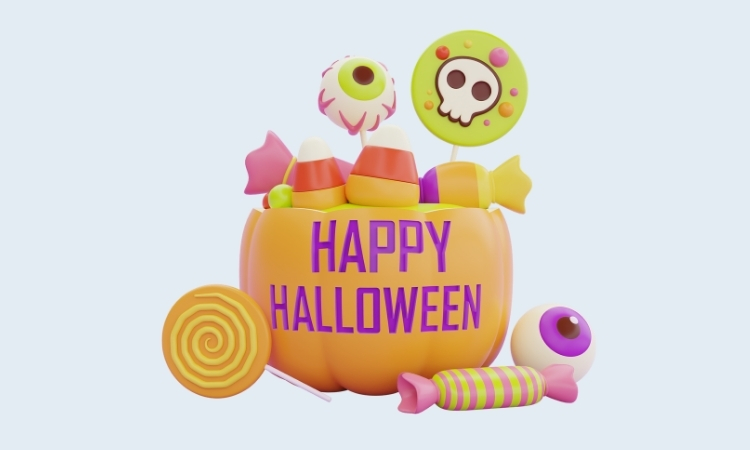 hình halloween cute dễ vẽ