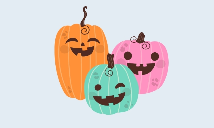 hình halloween cute dễ vẽ