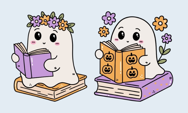 hình halloween cute dễ vẽ