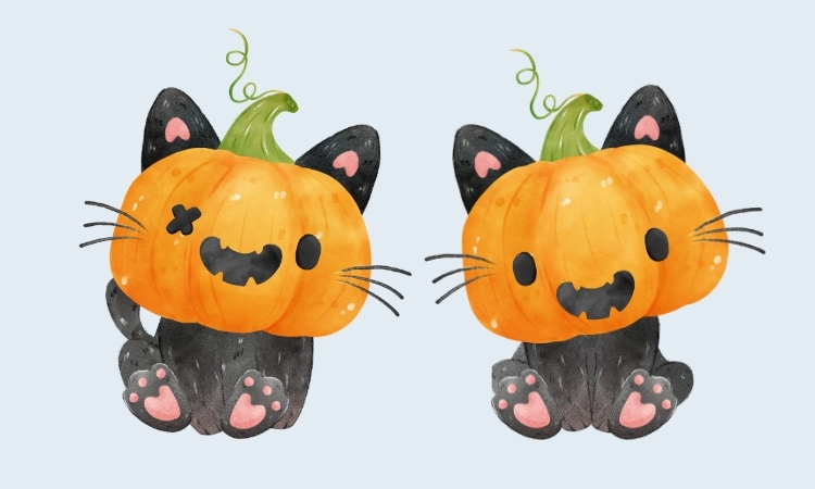 hình halloween cute dễ vẽ