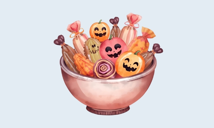 hình halloween cute dễ vẽ