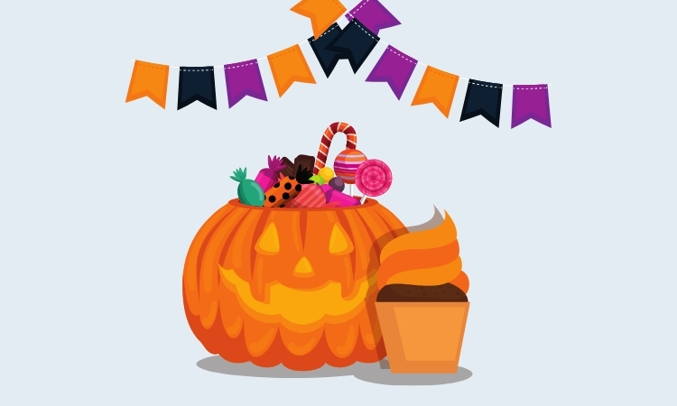 hình halloween cute dễ vẽ