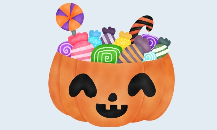 hình halloween cute dễ vẽ