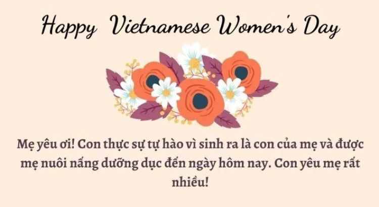 Mẫu thiệp 20/10 tặng mẹ độc đáo, ý nghĩa