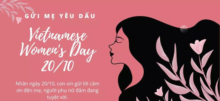 Mẫu thiệp 20/10 tặng mẹ độc đáo, ý nghĩa