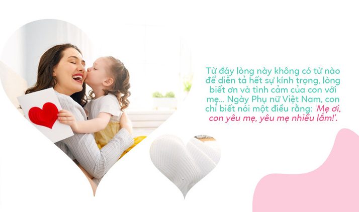Mẫu thiệp 20/10 tặng mẹ đẹp