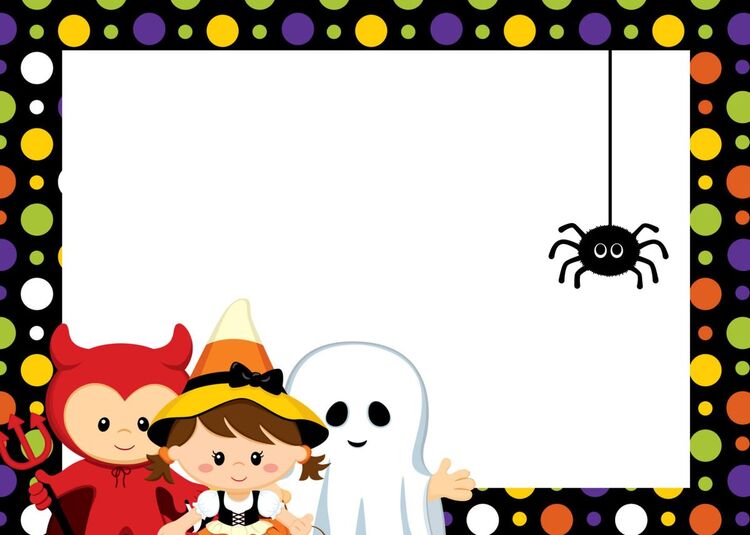 Thiệp Halloween chủ đề ma quái