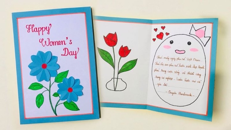 mẫu thư 20/11 handmade 