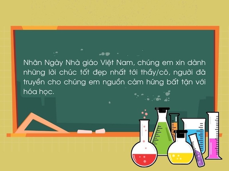 mẫu thư 20/11 dạng in ấn, làm thiệp