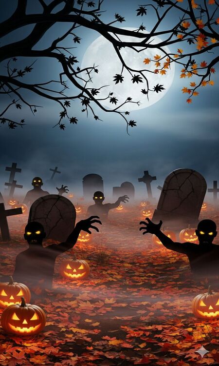 Poster Halloween đẹp, 4K, Full HD