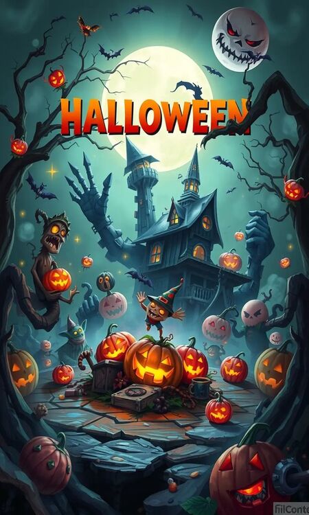 Poster Halloween kinh dị