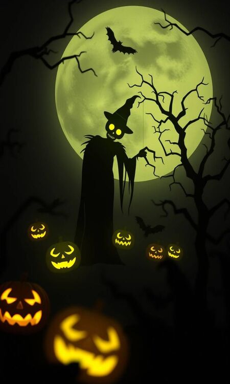 Poster Halloween huyền bí