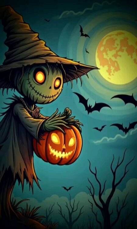 Poster Halloween ma mị