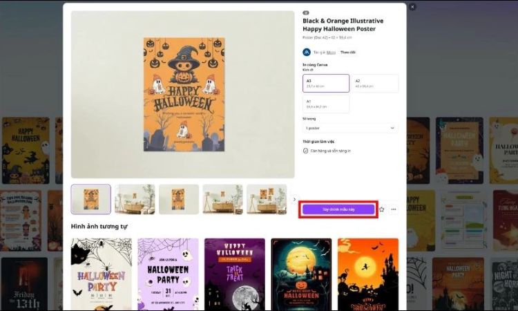Tìm mẫu thiết kế Halloween