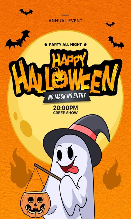 Poster Halloween ấn tượng