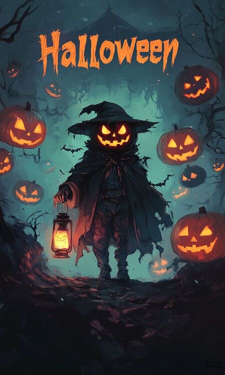 Poster Halloween đẹp, 4K, Full HD