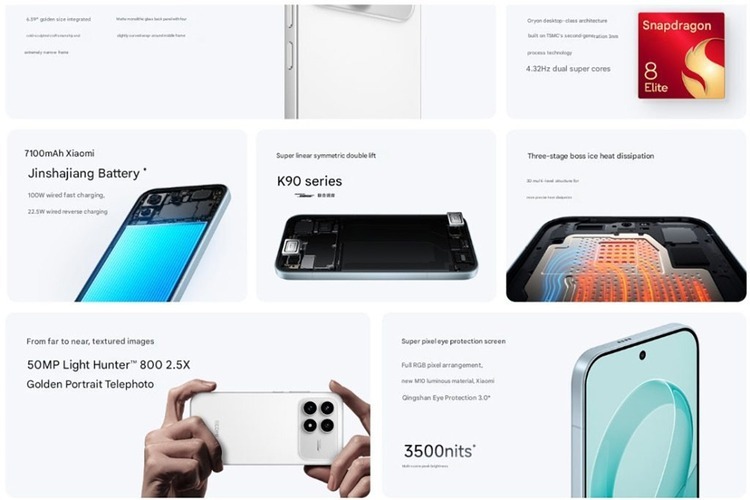 Redmi K90 Pro Max ra mắt