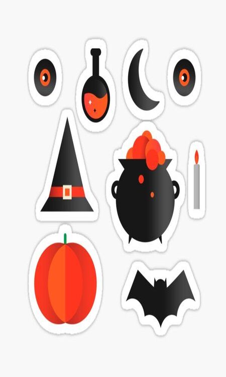 Sticker Halloween dễ thương