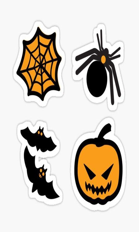 Sticker Halloween dễ thương