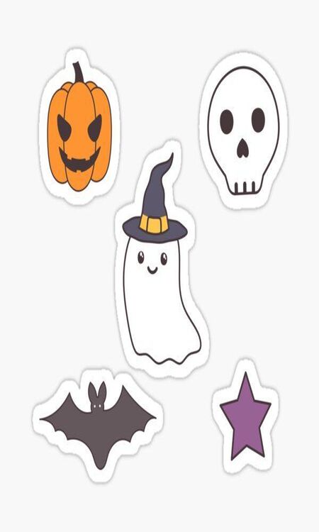 Sticker Halloween kinh dị chân thật