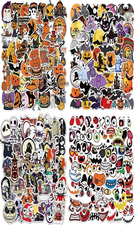 Sticker Halloween cổ điển